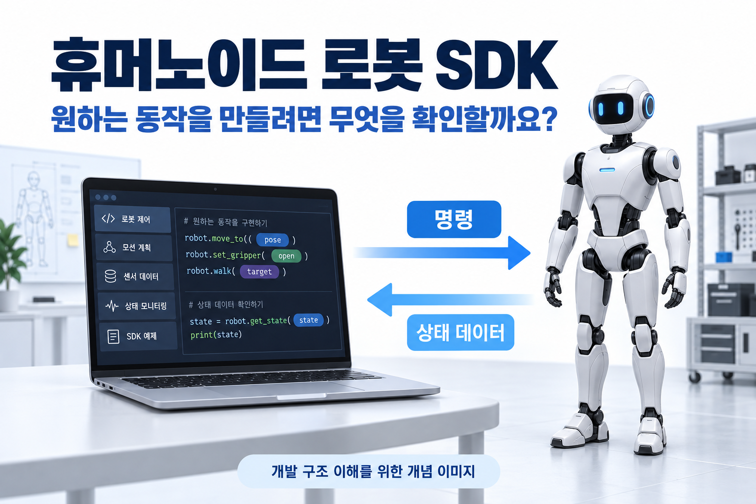 휴머노이드 로봇 SDK, 제공된다고 원하는 동작을 바로 만들 수 있을까?