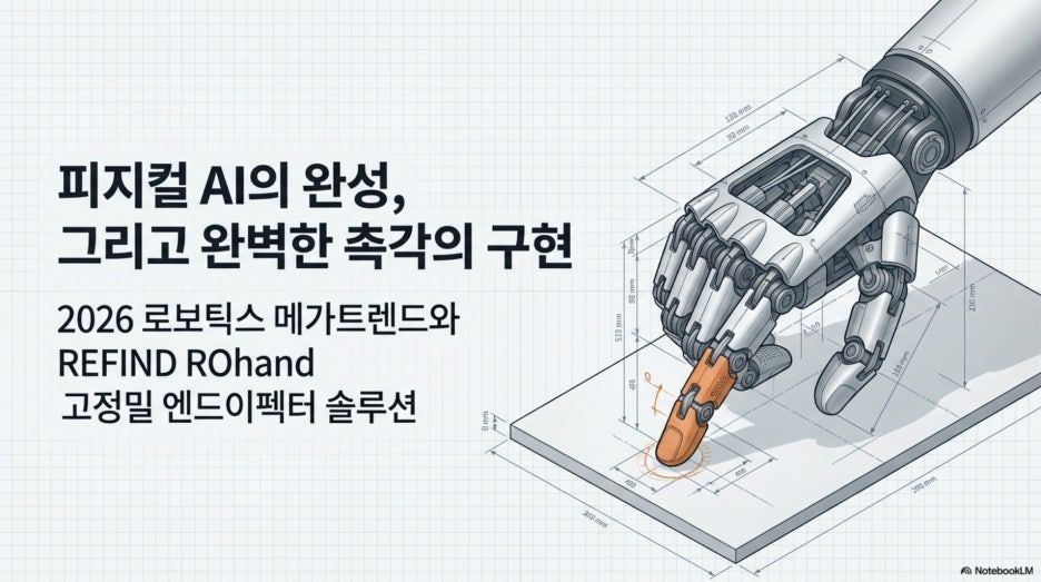 2026년 로봇 혁명: Physical AI 시대와 리파인(REFIND) ROhand가 여는 정밀 제어의 미래