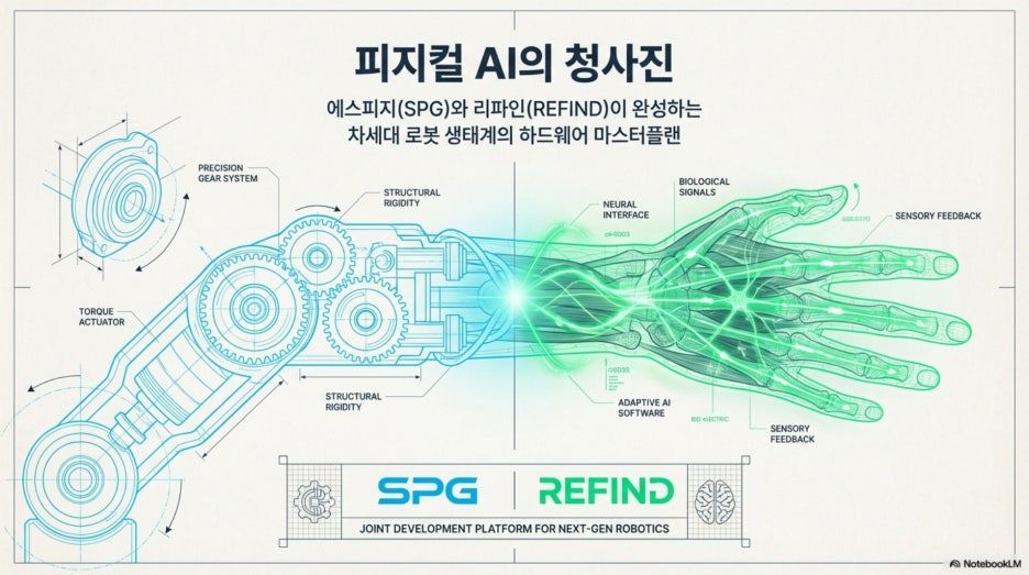휴머노이드 로봇의 심장과 손: 에스피지(SPG)와 리파인(REFIND)이 여는 기술 혁신