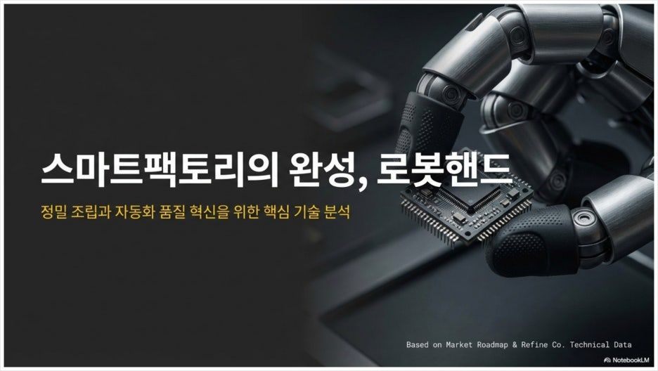 산업 자동화에서 로봇핸드가 필요한 순간