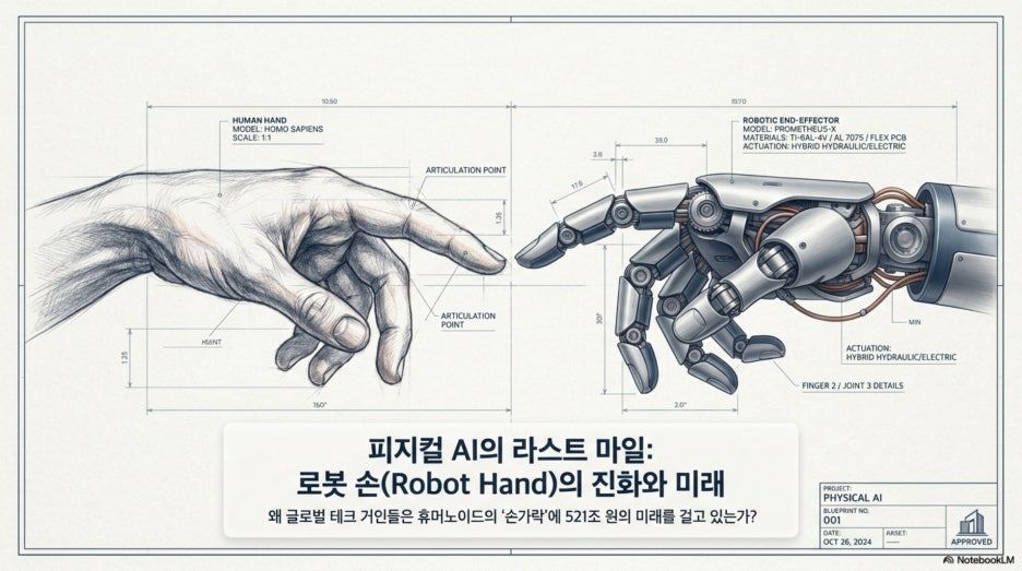 인공지능 로봇의 완성, 금손을 가진 피지컬 AI와 로봇핸드 ROhand의 부상