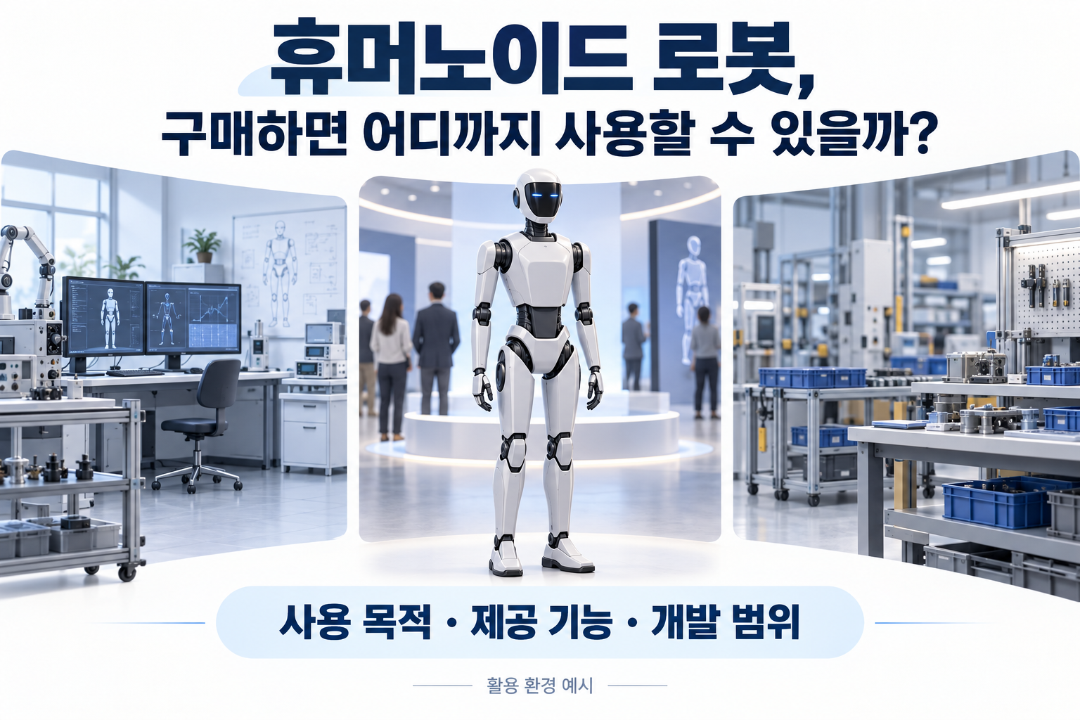 휴머노이드 로봇, 구매하면 어디까지 사용할 수 있을까?