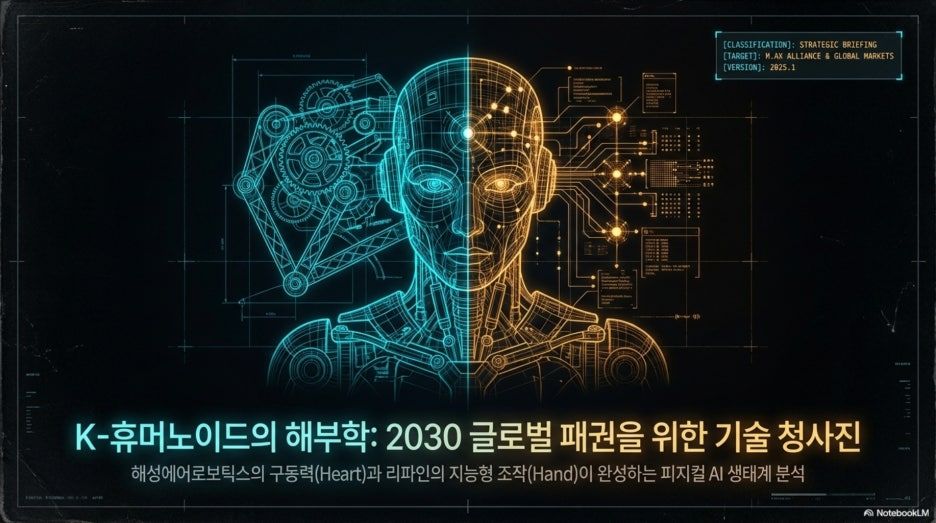 K-휴머노이드의 심장과 손: 해성에어로보틱스의 정밀 감속기와 리파인 ROhand 기술 분석