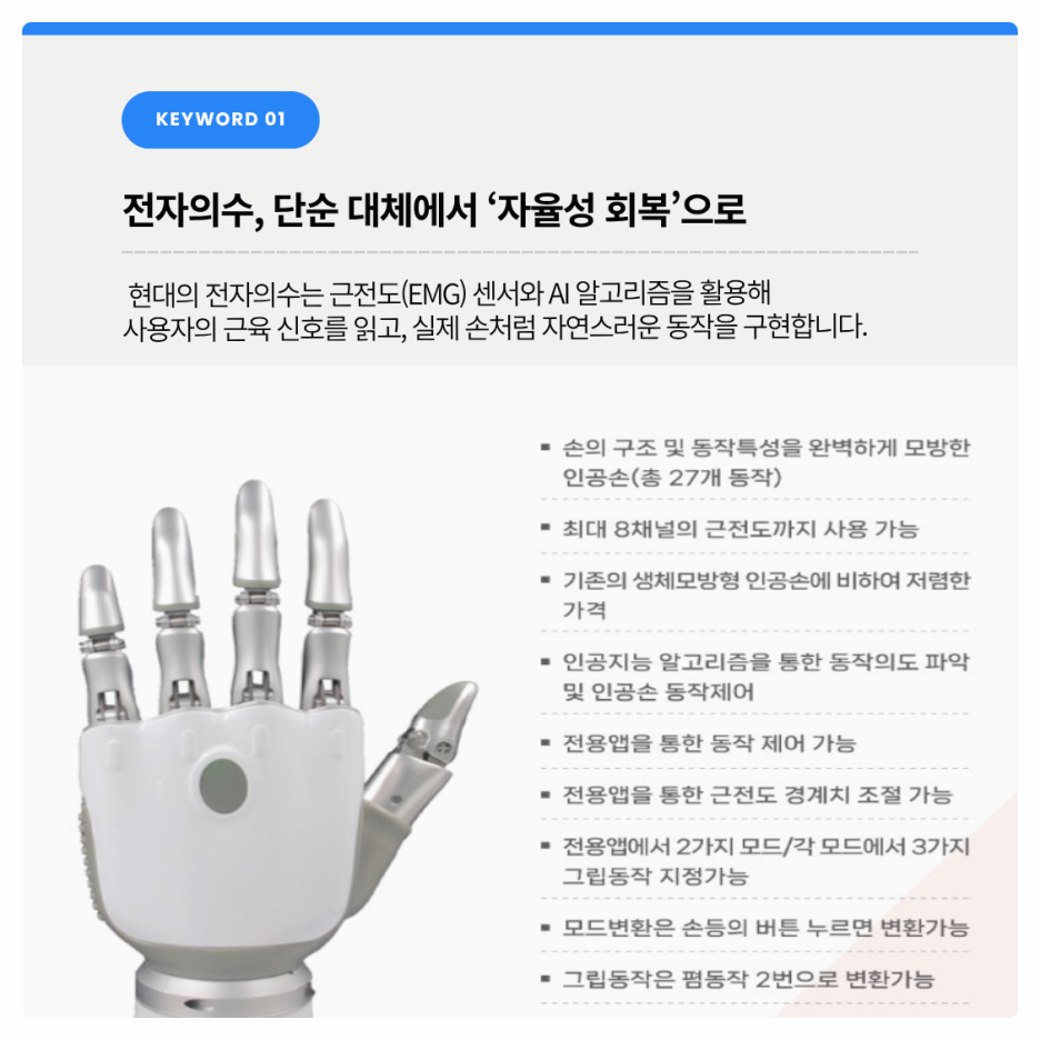전자의수: 장애인의 삶을 바꾸는 기술 혁신