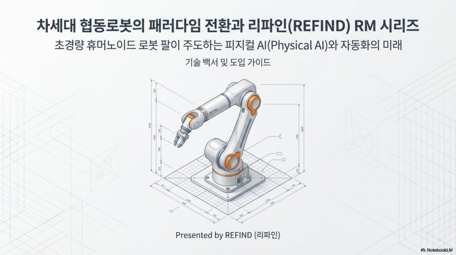 협동로봇(Cobot) 시장의 부상과 트렌드 리파인 RM 시리즈 소개
