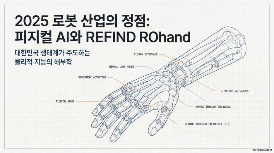 산업 로봇의 정점: 피지컬 AI와 리파인(REFIND) ROhand가 여는 새로운 지평